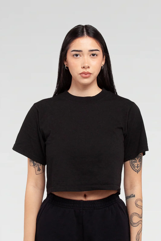 SHAKA WEAR WOMENS GARMENT DYE CROP TOP