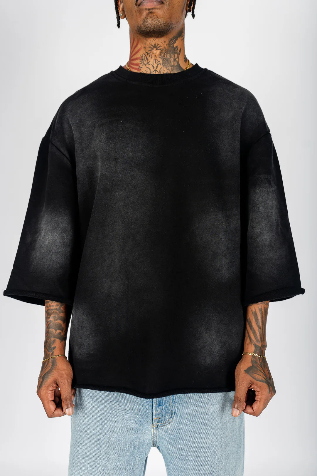 The Label Sun-Dried Cropped Crewneck
