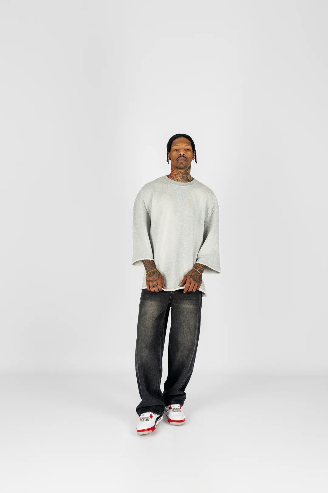 The Label Sun-Dried Cropped Crewneck