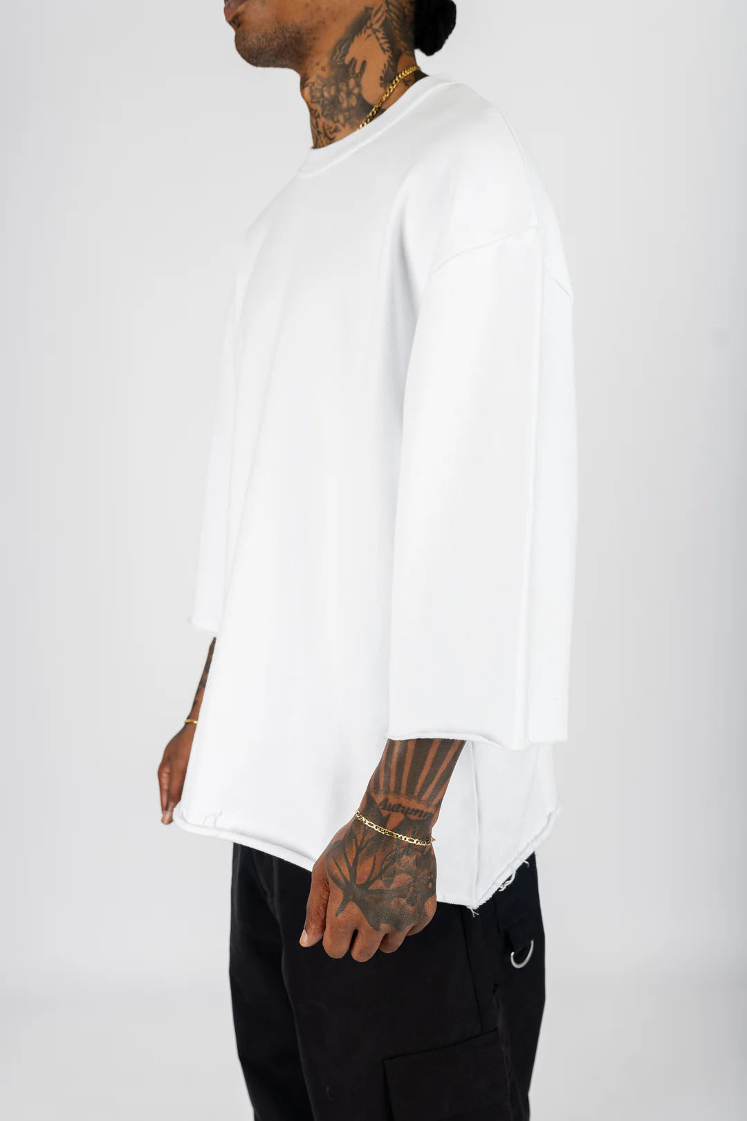 The Label Sun-Dried Cropped Crewneck