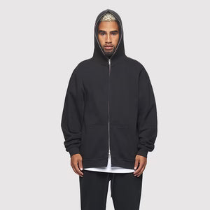 HEAVYWEIGHT YKK FULL ZIP HOODIES 9.5 OZ
