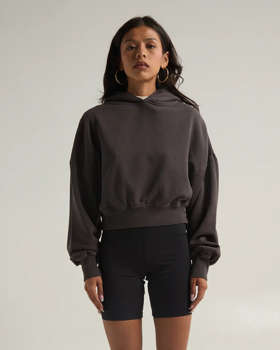 Women's Garment Dye Cropped Hoodie | ShakaWear