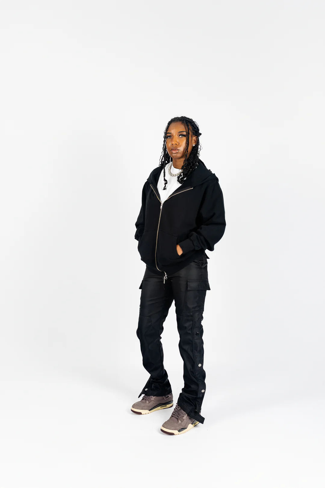 SHAKA WEAR GARMENT DYE ZIP UP FLEECE