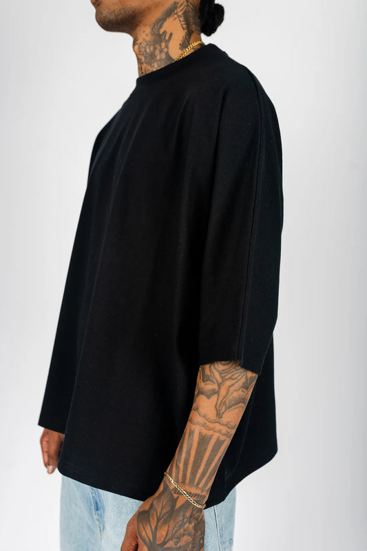 REBEL MINDS 2 PANEL BOXY TEE