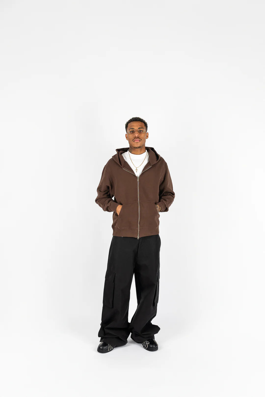 SHAKA WEAR GARMENT DYE ZIP UP FLEECE